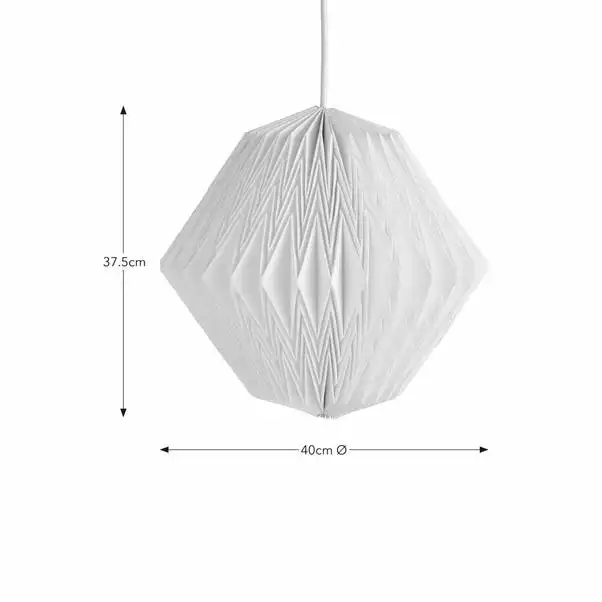 The Edited Life Origami Diamond Pendant 40cm 7 The Edited Life Origami Diamond Pendant 40cm - Image 5