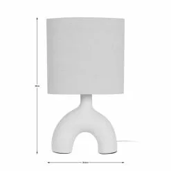 Dunelm Noah Arc Table Lamp 50cm -all lighting Sales Store 30796666 alt04