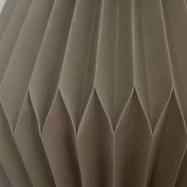 The Edited Life Origami Decagon Paper Pendant Grey 5 The Edited Life Origami Decagon Paper Pendant Grey - Image 3