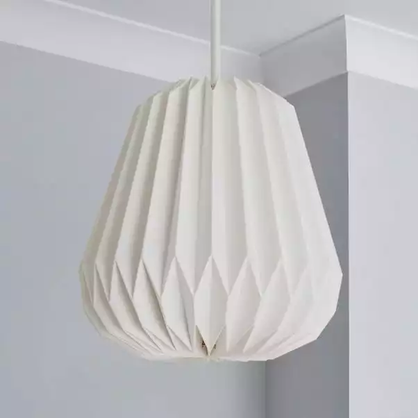 The Edited Life Origami Decagon Paper Pendant Small 4 The Edited Life Origami Decagon Paper Pendant Small - Image 2