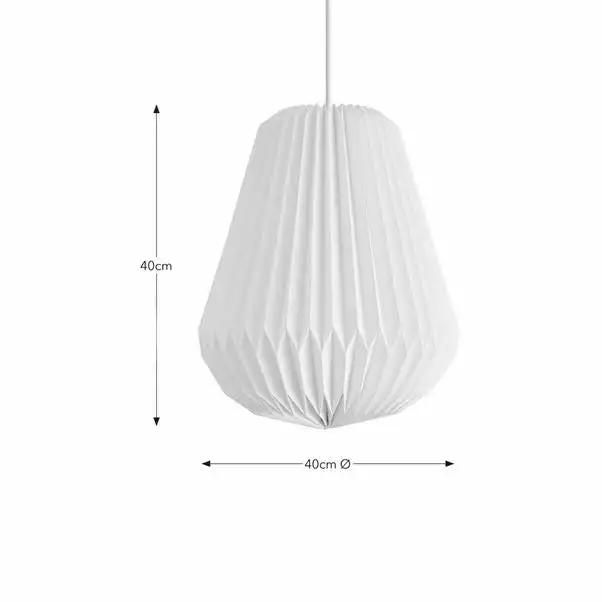 The Edited Life Origami Decagon Paper Pendant Large 7 The Edited Life Origami Decagon Paper Pendant Large - Image 5