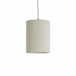 Dunelm Luna 15cm Cylinder Shade Natural 8 Dunelm Luna 15cm Cylinder Shade Natural -all lighting Sales Store 30796676 alt02
