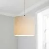 Dunelm Luna 20cm Drum Shade Natural 2 Dunelm Luna 20cm Drum Shade Natural -all lighting Sales Store 30796677