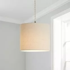 all lighting Sales Store 17 Dunelm Luna 20cm Drum Shade Natural