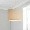 Dunelm Luna 28cm Drum Shade Natural 1 Dunelm Luna 28cm Drum Shade Natural -all lighting Sales Store 30796678