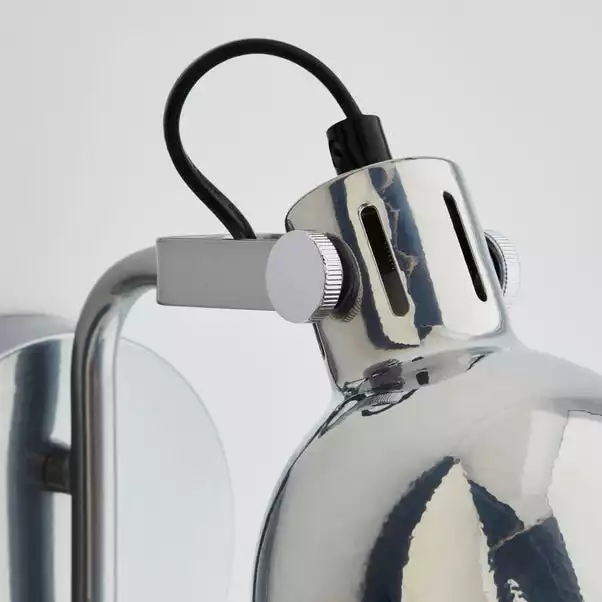 Dunelm Issac Chrome Effect Wall Light 6 Dunelm Issac Chrome Effect Wall Light - Image 4