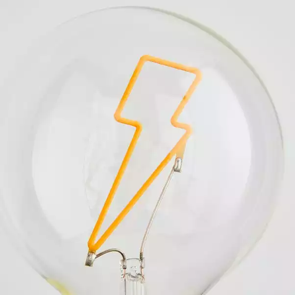 Dunelm Lightning Bolt Bulb Table Lamp 6 Dunelm Lightning Bolt Bulb Table Lamp - Image 4