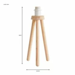 Dunelm Paint Your Own Tripod Table Lamp -all lighting Sales Store 30798603 alt05