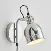 Dunelm Issac Chrome Effect Plug In Wall Light 1 Dunelm Issac Chrome Effect Plug In Wall Light -all lighting Sales Store 30798622