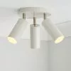 Dunelm Leila 3 Light Semi Flush Ceiling Fitting -all lighting Sales Store 30798630