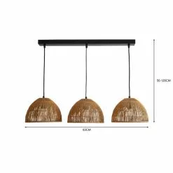 Dunelm Artisan Avery Natural 3 Light Diner Ceiling Fitting 13 Dunelm Artisan Avery Natural 3 Light Diner Ceiling Fitting -all lighting Sales Store 30798643 alt05