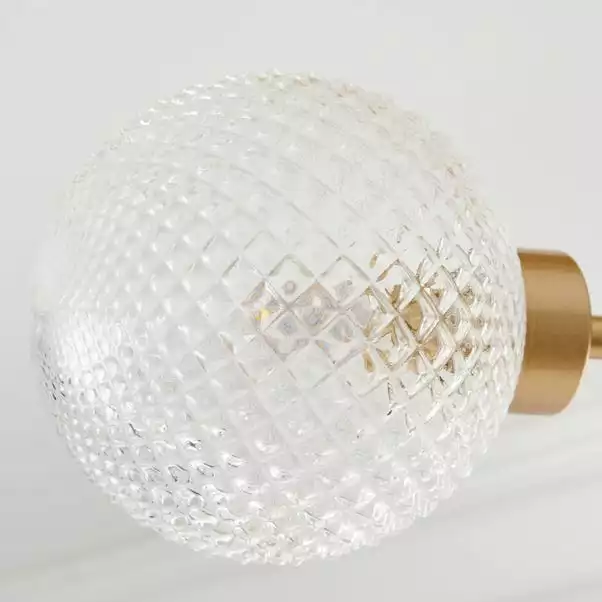 Dunelm Elodie 3 Light Semi Flush Ceiling Fitting 6 Dunelm Elodie 3 Light Semi Flush Ceiling Fitting - Image 4