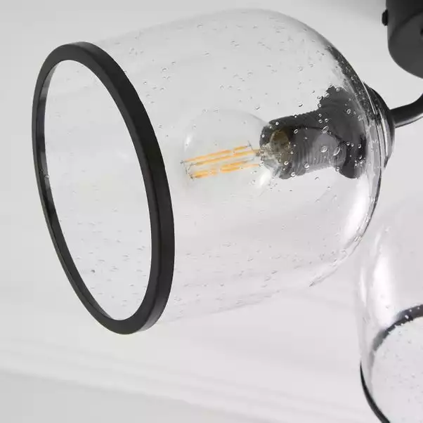 Dunelm Lenny 3 Light Semi Flush Ceiling Fitting 5 Dunelm Lenny 3 Light Semi Flush Ceiling Fitting - Image 3