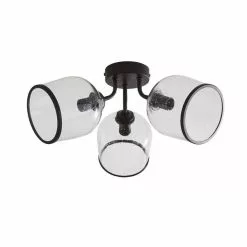 Dunelm Lenny 3 Light Semi Flush Ceiling Fitting 12 Dunelm Lenny 3 Light Semi Flush Ceiling Fitting -all lighting Sales Store 30798648 alt04