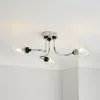 Dunelm Tanner 3 Light Semi Flush Ceiling Fitting 1 Dunelm Tanner 3 Light Semi Flush Ceiling Fitting -all lighting Sales Store 30798650