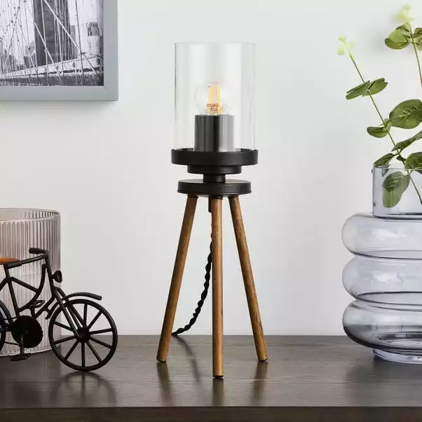 Dunelm Fulton Tripod Table Lamp 4 Dunelm Fulton Tripod Table Lamp - Image 2