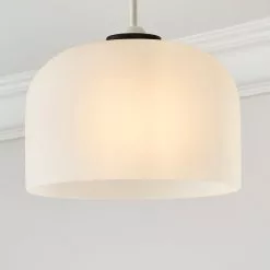 Dunelm Palazzo Easy Fit Frosted Pendant Light