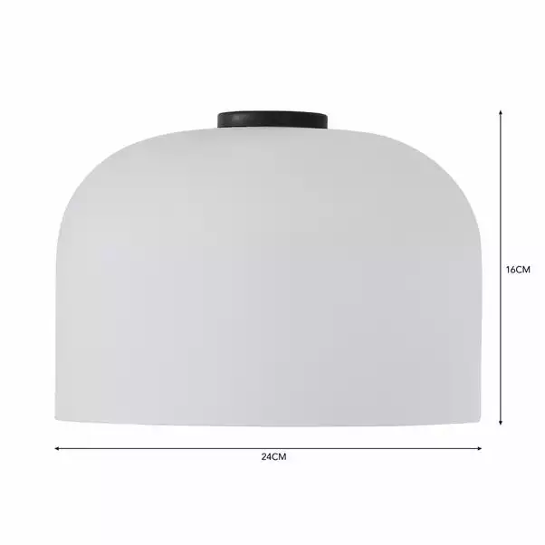 Dunelm Palazzo Easy Fit Frosted Pendant Light 8 Dunelm Palazzo Easy Fit Frosted Pendant Light - Image 6