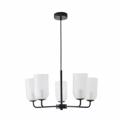 Dunelm Palazzo Frosted 5 Light Chandelier 12 Dunelm Palazzo Frosted 5 Light Chandelier -all lighting Sales Store 30798680 alt04