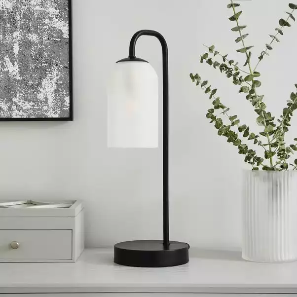 Dunelm Palazzo Frosted Table Lamp 4 Dunelm Palazzo Frosted Table Lamp - Image 2