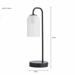 Dunelm Palazzo Frosted Table Lamp 13 Dunelm Palazzo Frosted Table Lamp -all lighting Sales Store 30798682 alt05