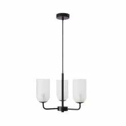 Dunelm Palazzo Frosted 3 Light Chandelier 11 Dunelm Palazzo Frosted 3 Light Chandelier -all lighting Sales Store 30798684 alt04