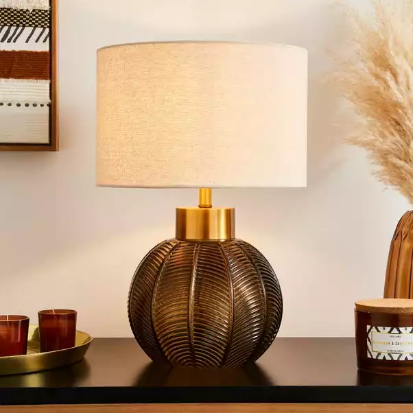 Dunelm Colleen Glass Table Lamp 3 Dunelm Colleen Glass Table Lamp