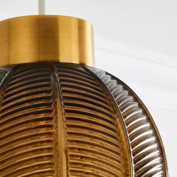 Dunelm Colleen Glass Easy Fit Pendant 6 Dunelm Colleen Glass Easy Fit Pendant - Image 4