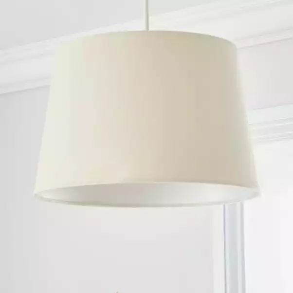 Dunelm Clara 35cm Tapered Lamp Shade 4 Dunelm Clara 35cm Tapered Lamp Shade - Image 2