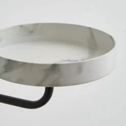 Dunelm Aubrey Exposed Bulb Shelf Wall Light Black And Faux Marble -all lighting Sales Store 30802437 alt02