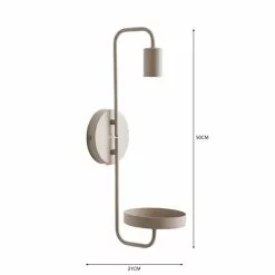 Dunelm Aubrey Exposed Bulb Shelf Wall Light 13 Dunelm Aubrey Exposed Bulb Shelf Wall Light -all lighting Sales Store 30802438 alt05