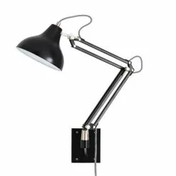 Dunelm Archibald Articulated Black Wall Light 7 Dunelm Archibald Articulated Black Wall Light -all lighting Sales Store 30803338 alt02