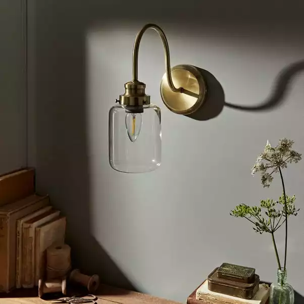 Natural History Museum Wall Light Clear And Brass 4 Natural History Museum Wall Light Clear And Brass - Image 2