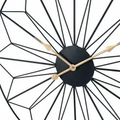 Pacific Lifestyle Black And Gold Geo Design Wall Clock 77cm -all lighting Sales Store 30803494 alt02