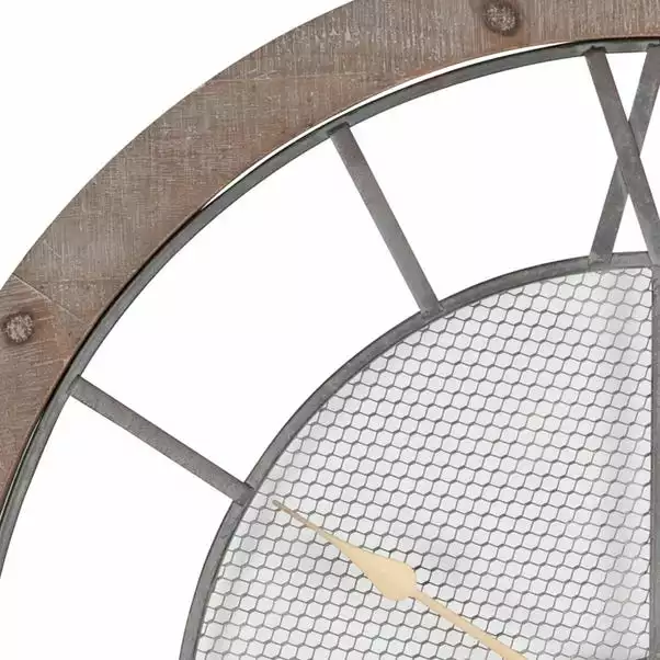 Pacific Lifestyle Black Metal Skeleton Wall Clock 80cm 8 Pacific Lifestyle Black Metal Skeleton Wall Clock 80cm - Image 6