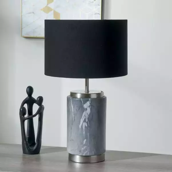 Pacific Lifestyle Carrara Grey Small Table Lamp 3 Pacific Lifestyle Carrara Grey Small Table Lamp