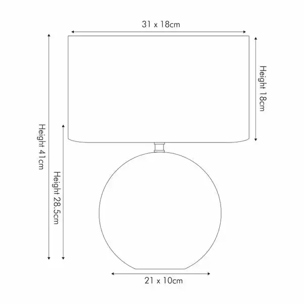 Pacific Lifestyle Crestola Table Lamp 6 Pacific Lifestyle Crestola Table Lamp - Image 4