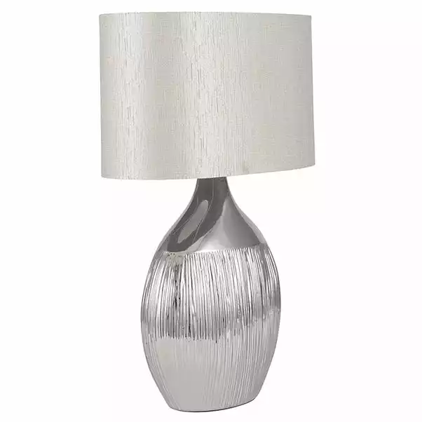 Pacific Lifestyle Gemini Silver Table Lamp 5 Pacific Lifestyle Gemini Silver Table Lamp - Image 3