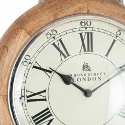 Pacific Lifestyle Nickel & Mango Wood Stopwatch Wall Clock 10 Pacific Lifestyle Nickel & Mango Wood Stopwatch Wall Clock -all lighting Sales Store 30804317 alt03