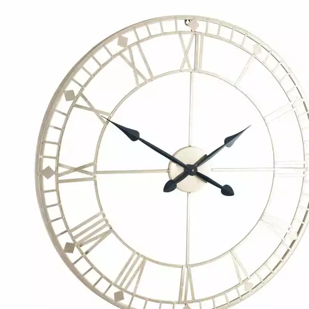 Pacific Lifestyle Metal Round Wall Clock 80cm 6 Pacific Lifestyle Metal Round Wall Clock 80cm - Image 4