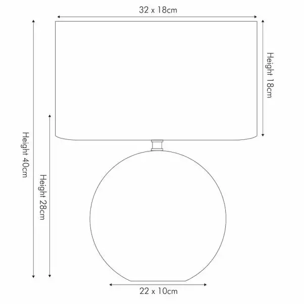 Pacific Lifestyle Mabel Table Lamp 6 Pacific Lifestyle Mabel Table Lamp - Image 4