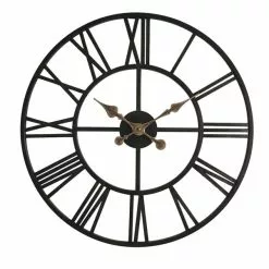 Dunelm Skeleton Antique Brass Effect Wall Clock 70cm 7 Dunelm Skeleton Antique Brass Effect Wall Clock 70cm -all lighting Sales Store 30808468 alt02