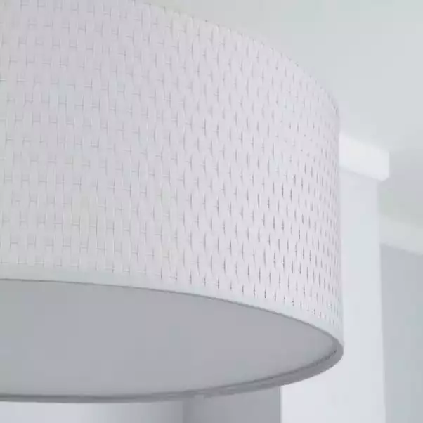 Dunelm Bailey Diffuser Lamp Shade 40cm White 5 Dunelm Bailey Diffuser Lamp Shade 40cm White - Image 3