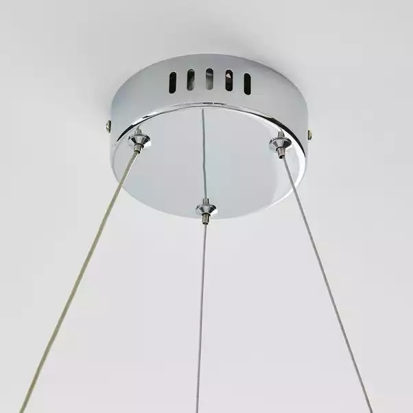 Dunelm Angela LED Chain Ring Fitting 6 Dunelm Angela LED Chain Ring Fitting - Image 4