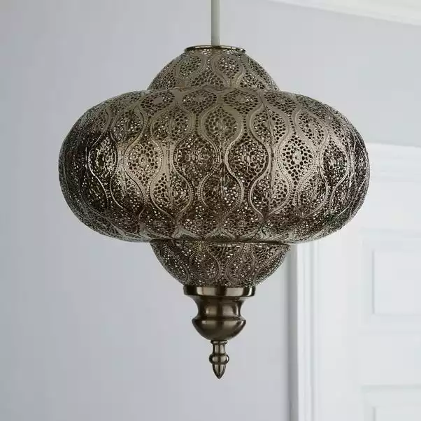 Dunelm Lucena Fretwork Silver Easy Fit Pendant 4 Dunelm Lucena Fretwork Silver Easy Fit Pendant - Image 2