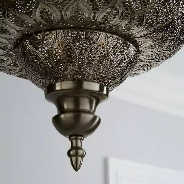 Dunelm Lucena Fretwork Silver Easy Fit Pendant 5 Dunelm Lucena Fretwork Silver Easy Fit Pendant - Image 3