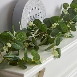 Dunelm Eucalyptus Green Lit Garland 9 Dunelm Eucalyptus Green Lit Garland -all lighting Sales Store 30808831 alt02