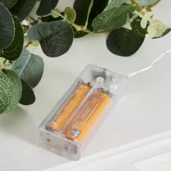 Dunelm Eucalyptus Green Lit Garland 10 Dunelm Eucalyptus Green Lit Garland -all lighting Sales Store 30808831 alt03