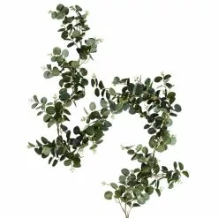 Dunelm Eucalyptus Green Lit Garland 11 Dunelm Eucalyptus Green Lit Garland -all lighting Sales Store 30808831 alt05
