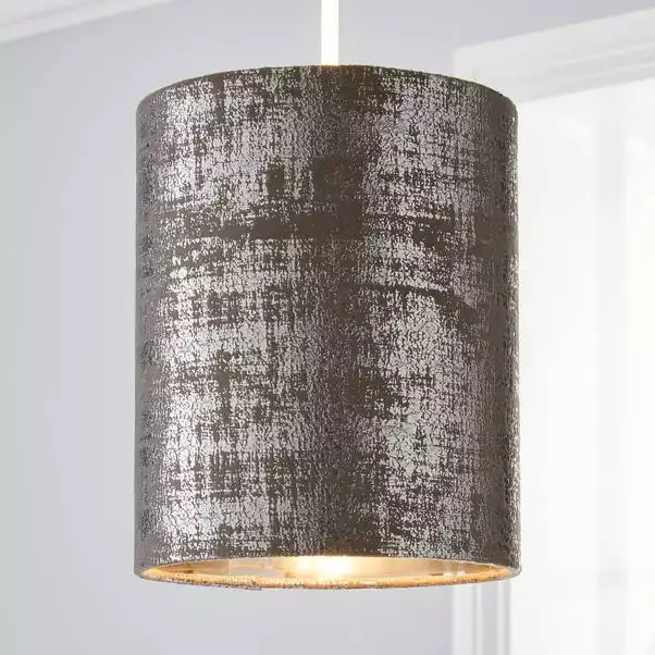 Dunelm Romano 18cm Cylinder Silver Lamp Shade 3 Dunelm Romano 18cm Cylinder Silver Lamp Shade